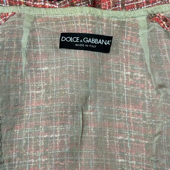 Dolce & Gabbana Lightweight Tweed Jacket - Picture 13 of 13